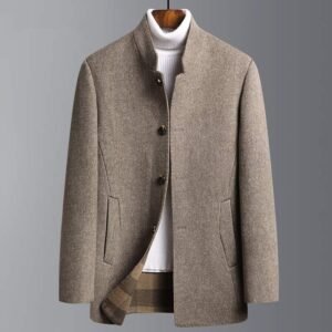 Men's Double-faced Woolen Goods Wool Overcoat Men's Mid-length Coat
