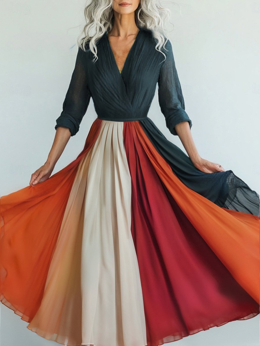 European And American Mesh Long Sleeve Dress - Image 6