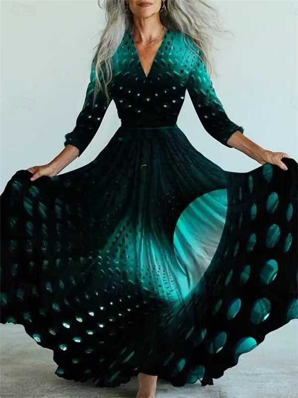European And American Mesh Long Sleeve Dress - Image 4