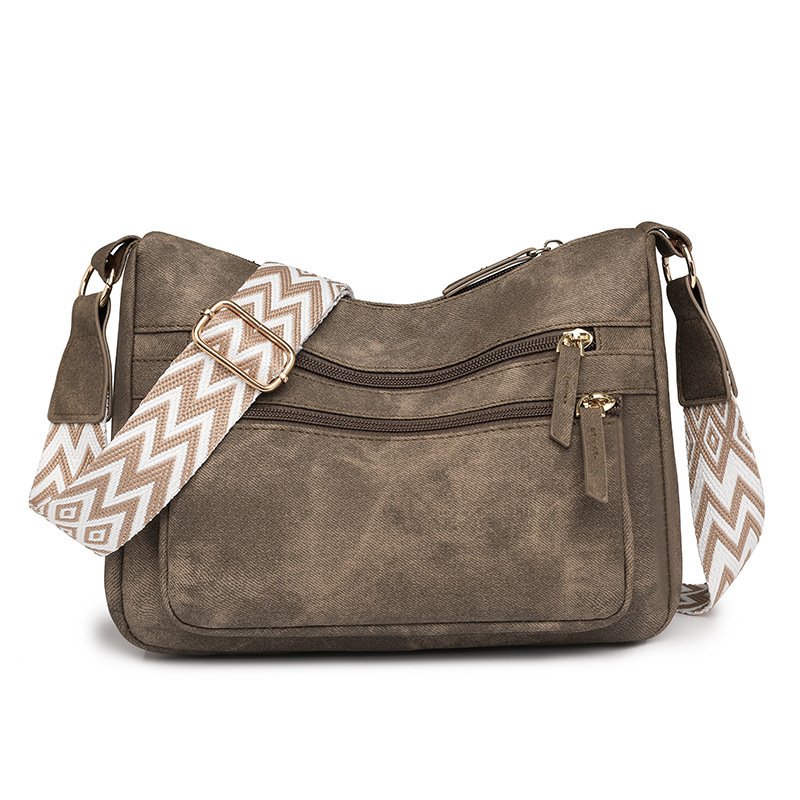 Large Capacity One Shoulder Crossbody New Women's Soft Leather Backpack Bag - Image 10