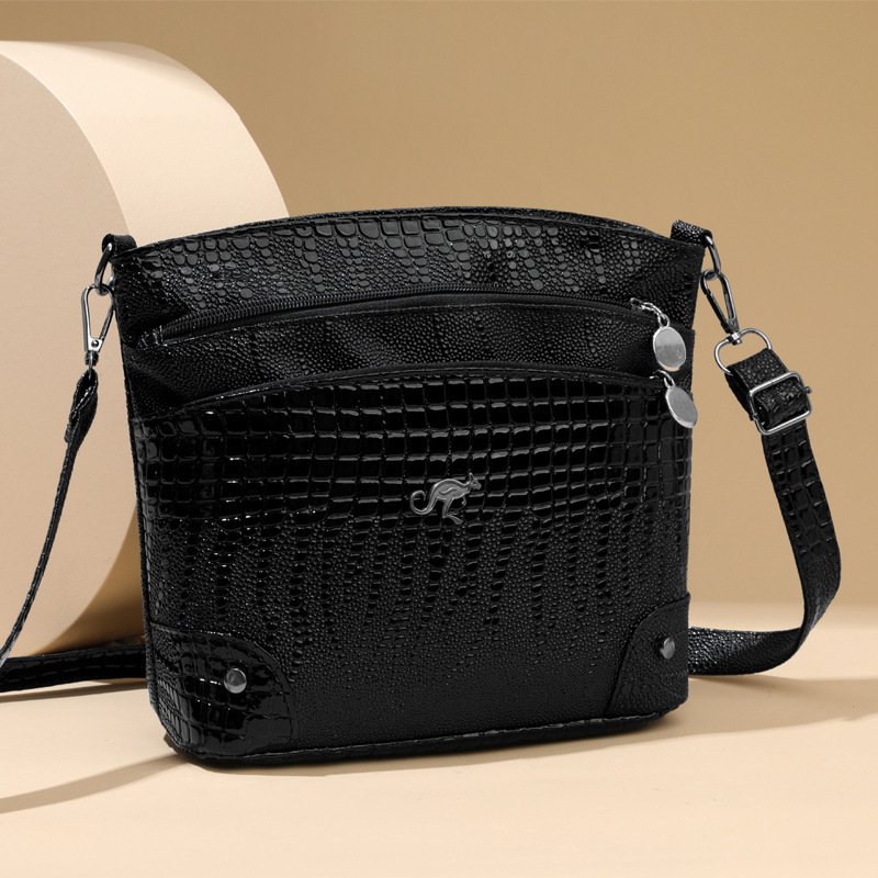 Casual Multi-layer Mother Vintage Crossbody Women's Bag