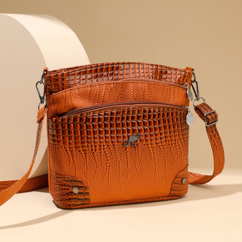 Casual Multi-layer Mother Vintage Crossbody Women's Bag - Image 7