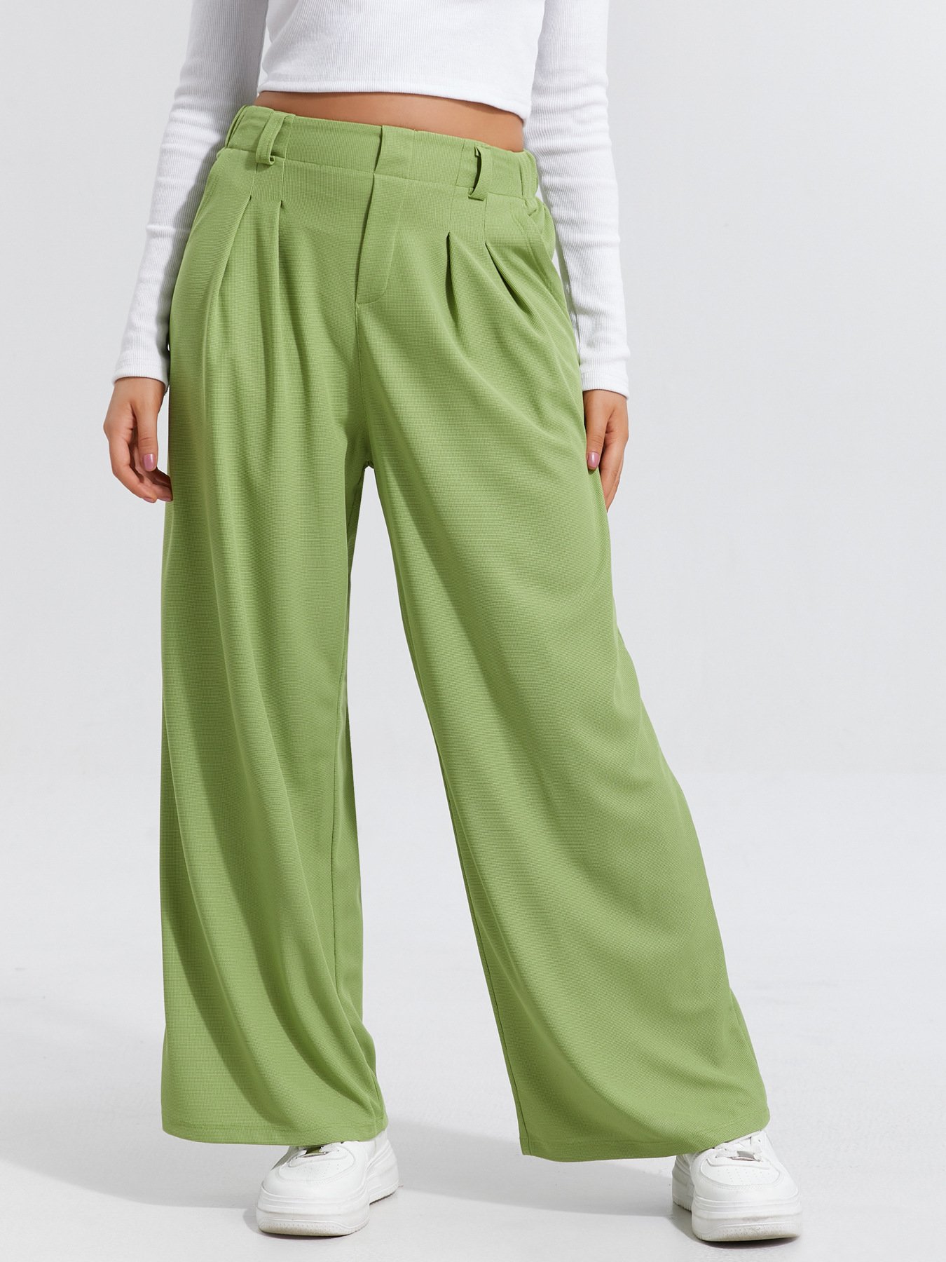 Women's Casual Loose And Elegant Wide-leg Pants - Image 9