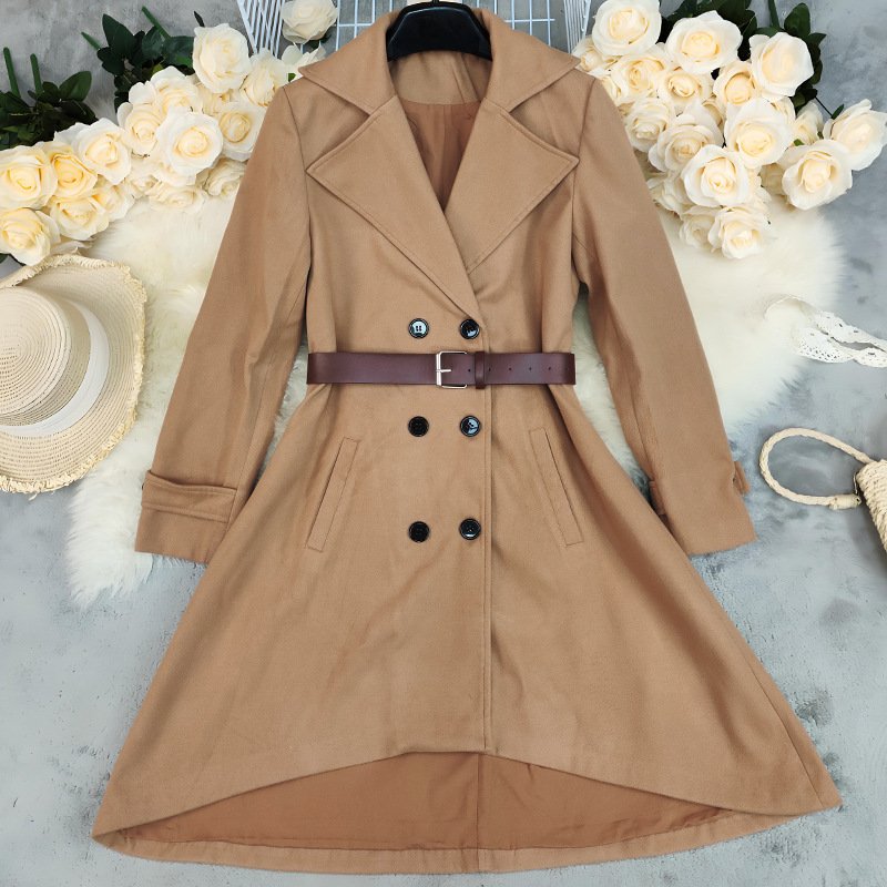 Fashion Women's Wear Thickened Slim Fit All-match Solid Color Coat - Image 4