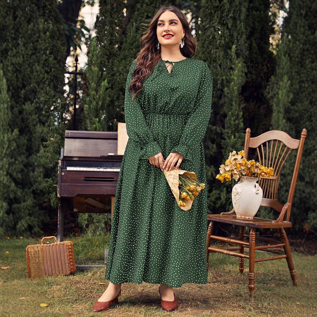 European And American Style Large Size Women's Dress - Image 8