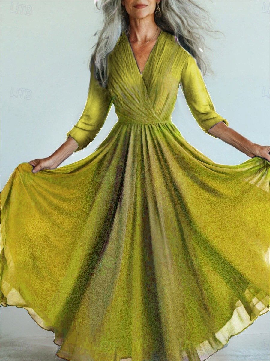 European And American Mesh Long Sleeve Dress - Image 9