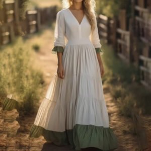 Women's Long Sleeve Maxi Dress