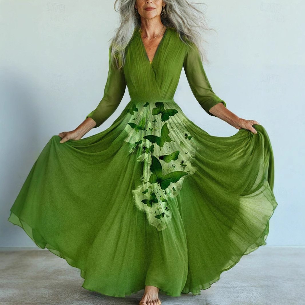 European And American Mesh Long Sleeve Dress - Image 10