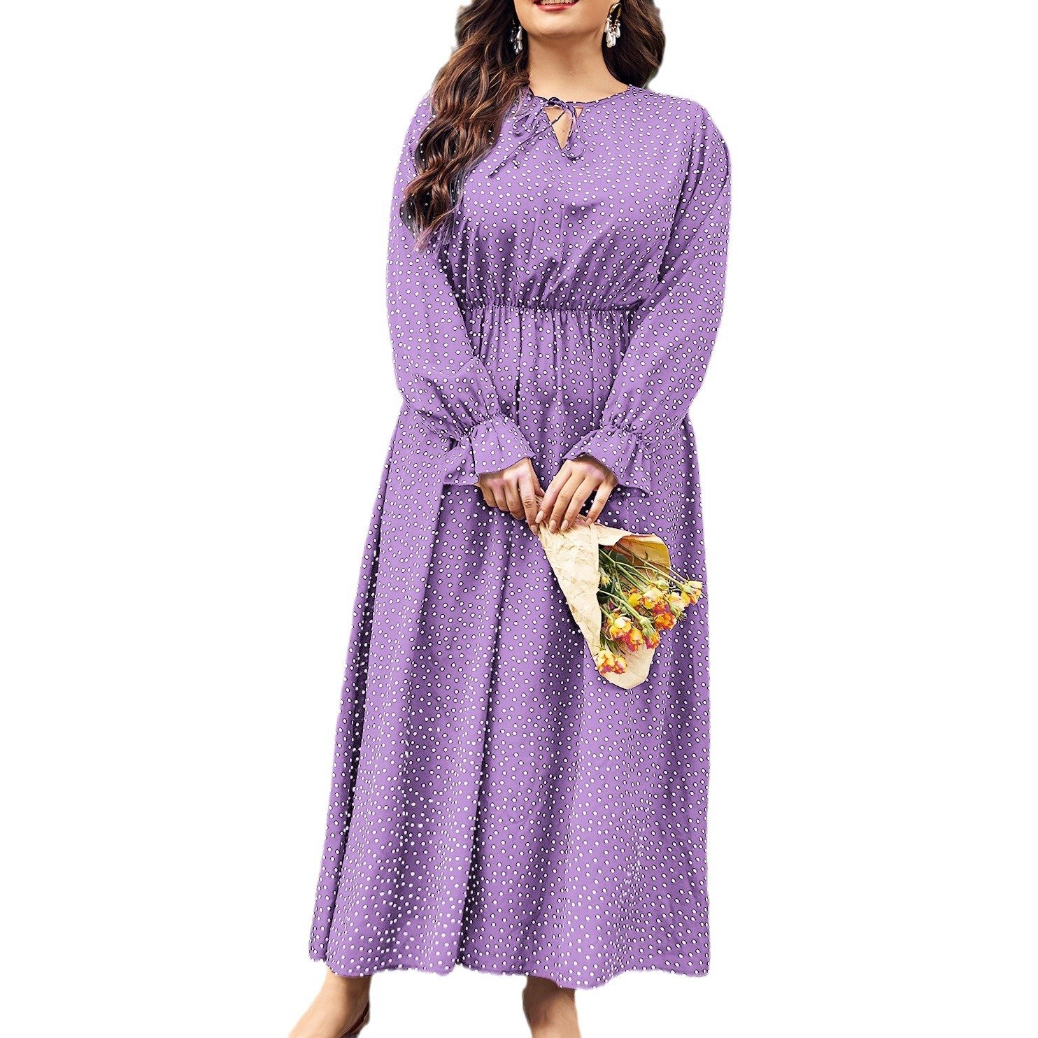 European And American Style Large Size Women's Dress - Image 4