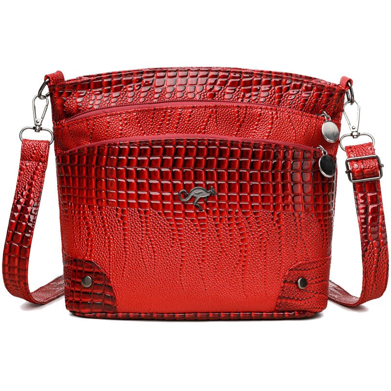 Casual Multi-layer Mother Vintage Crossbody Women's Bag - Image 5