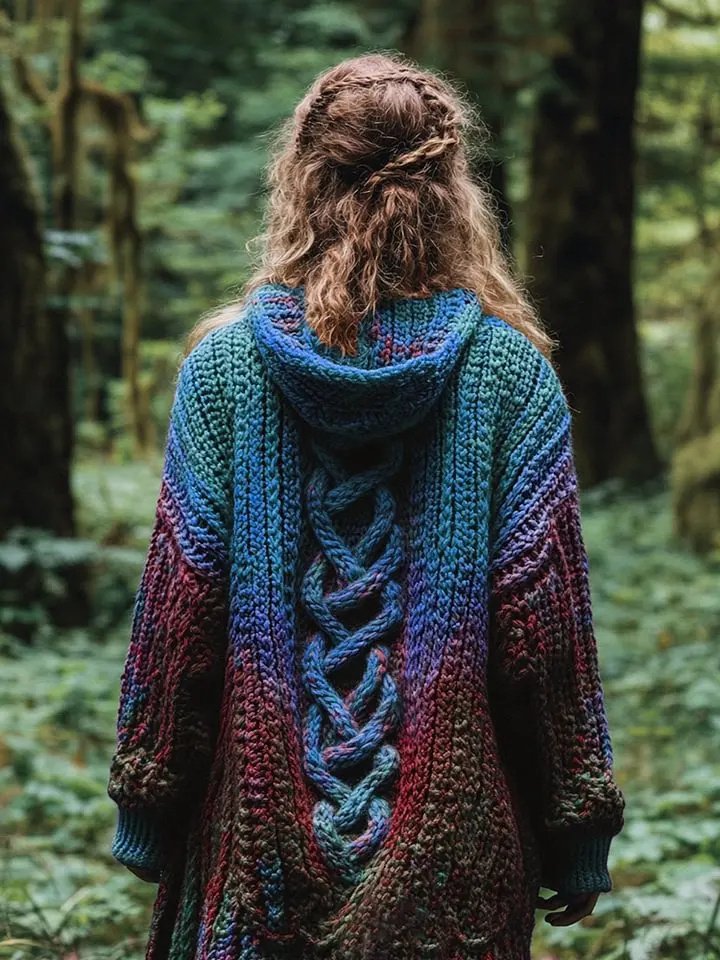 Casual Womens Jacket For Fall And Winter With A Skin-friendly Digital-print Design - Image 7