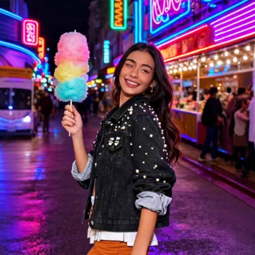 Women's Black Stylish Slim-fit Jacket Top - Image 3