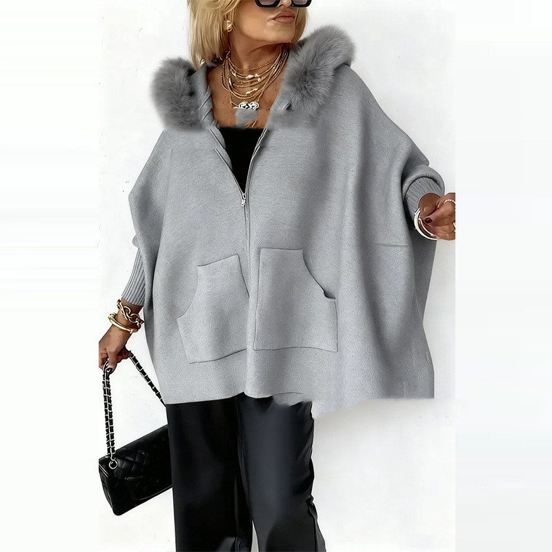 Fashionable Comfortable Casual Loose Hooded Jacket - Image 6