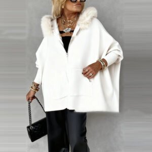 Fashionable Comfortable Casual Loose Hooded Jacket