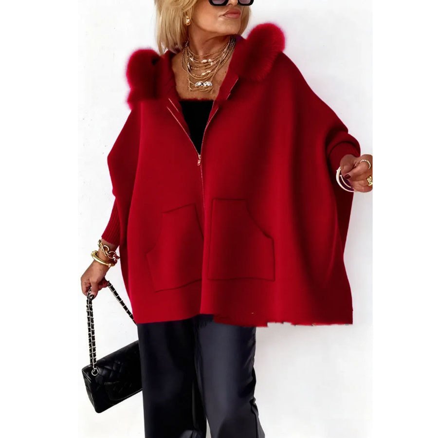 Fashionable Comfortable Casual Loose Hooded Jacket - Image 4