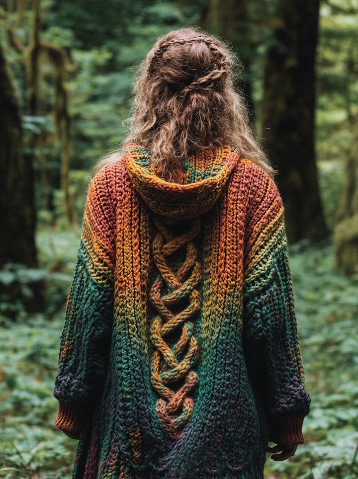 Casual Womens Jacket For Fall And Winter With A Skin-friendly Digital-print Design - Image 6