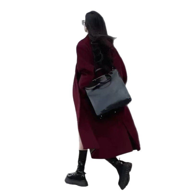 Cropped Wool Coat For Petite Figures - Image 2