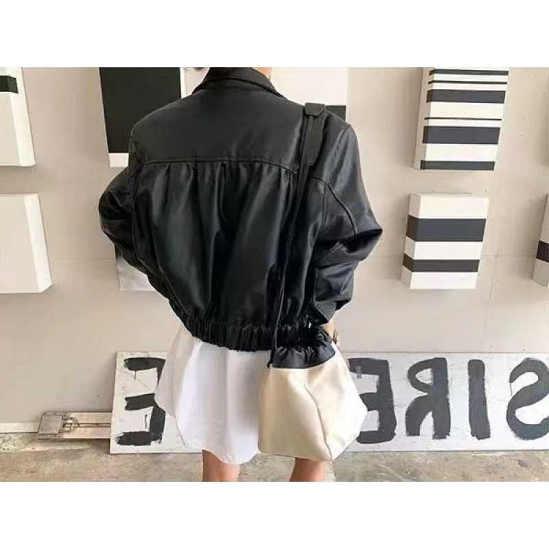 In-stock Korean-style Leather Jacket - Image 2