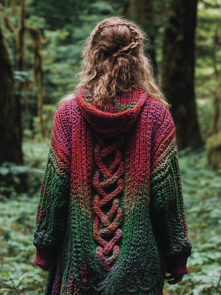 Casual Womens Jacket For Fall And Winter With A Skin-friendly Digital-print Design - Image 5