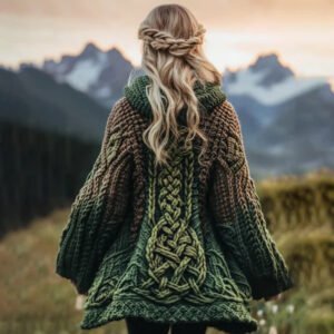 Casual Womens Jacket For Fall And Winter With A Skin-friendly Digital-print Design