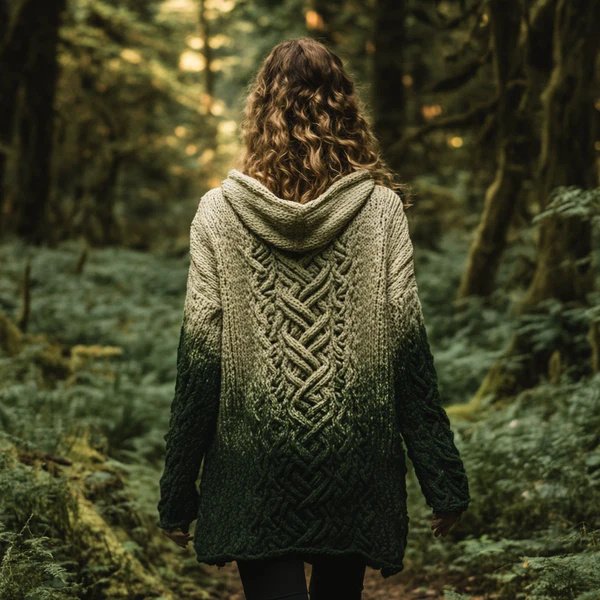 Casual Womens Jacket For Fall And Winter With A Skin-friendly Digital-print Design - Image 3