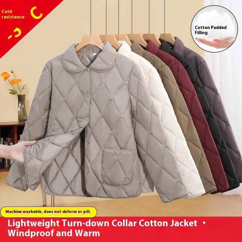 Women's Loose-fitting Lightweight Thin Coat Cotton-padded Jacket - Image 2