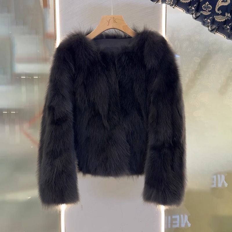 New Winter Fashion Versatile Fox Fur Coat - Image 8