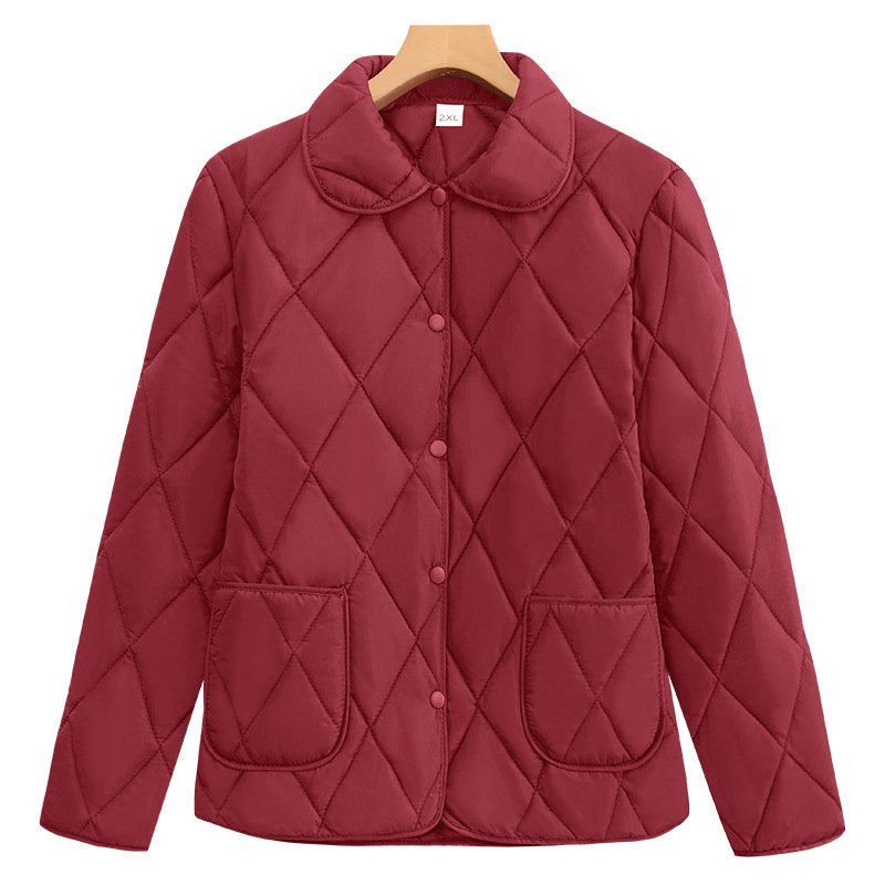 Women's Loose-fitting Lightweight Thin Coat Cotton-padded Jacket - Image 3