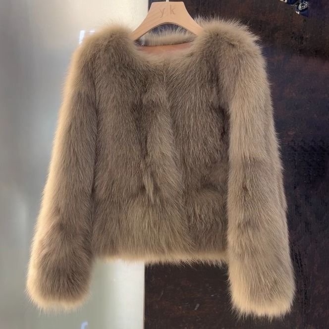 New Winter Fashion Versatile Fox Fur Coat
