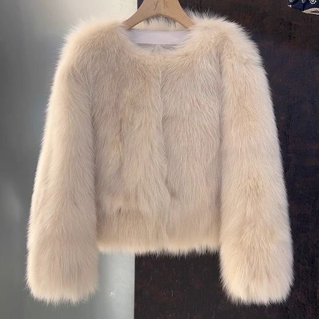 New Winter Fashion Versatile Fox Fur Coat - Image 4