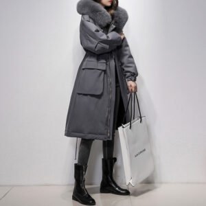 Parker Big Fur Collar Down Jacket Women