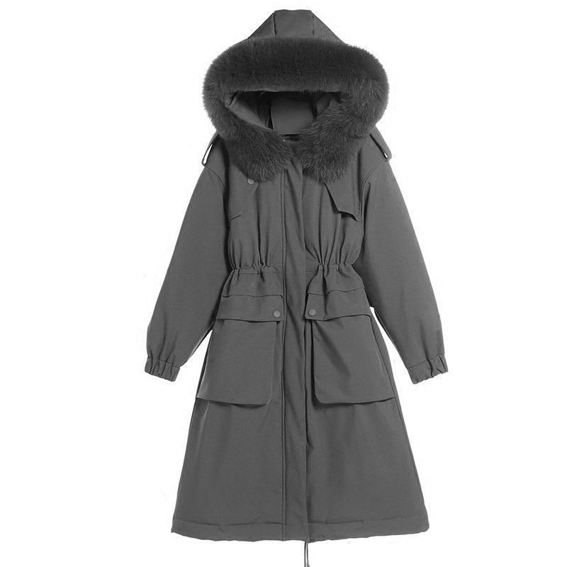 Parker Big Fur Collar Down Jacket Women - Image 5