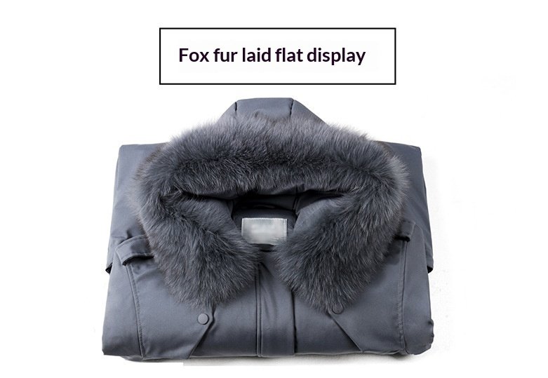Parker Big Fur Collar Down Jacket Women - Image 3