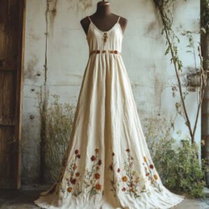 Printed Floral Womens Polyester Dress